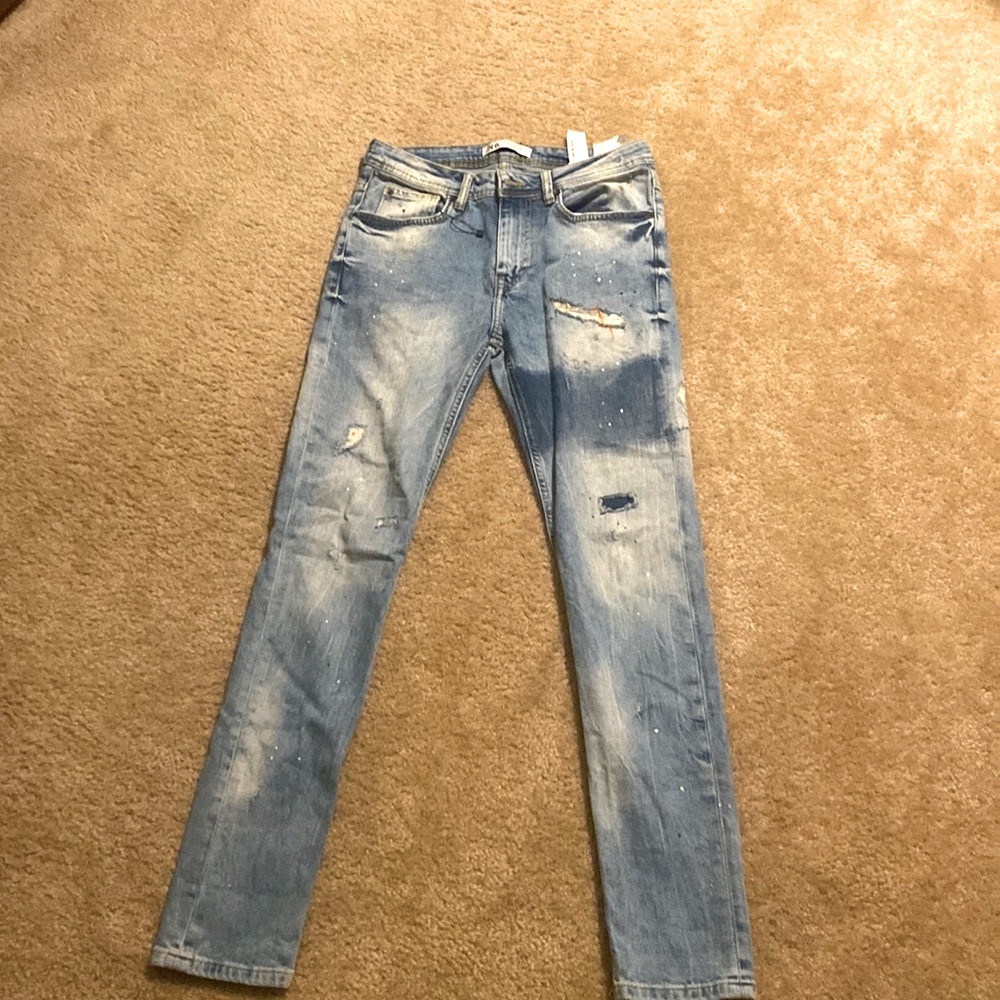 Zara Blue Denim Jeans